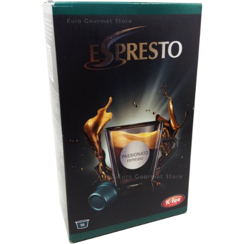 Espresto K-Fee Espresso Passionato, Kaffee, Arabica, Intensität 7, 16 Kapseln von ESPRESTO