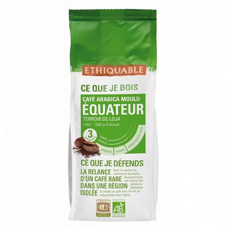 Ethiquable - Gemahlener Kaffee in Ecuador 250G - Lot De 3 - Preis pro Los - Schnelle Lieferung von ETHIQUABLE