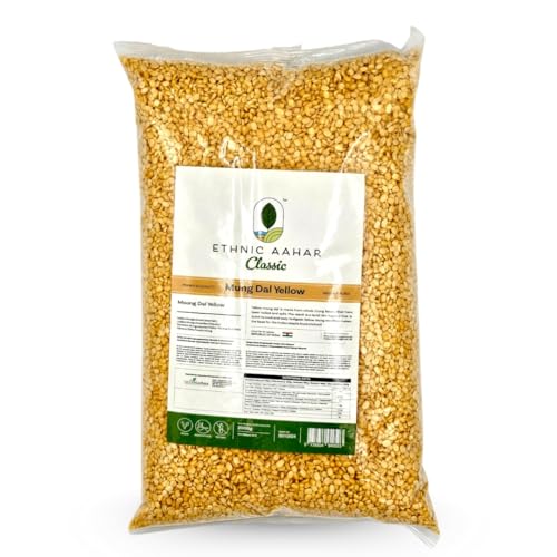 Ethnic Aahar Mung Dal Yellow 2000g | Protein-Rich Pulses & Lentils for Wholesome Cooking | Premium Quality Dals | Essentials for Vegan, Vegetarian, and Ayurveda-Inspired Lifestyles Ethnic Aahar Mung Dal Yellow 2000g | Protein-Rich Pulses & Lentils for Wholesome Cooking | Premium Quality Dals | Essentials for Vegan, Vegetarian, and Ayurveda-Inspired Lifestyles von ETHNIC AAHAR