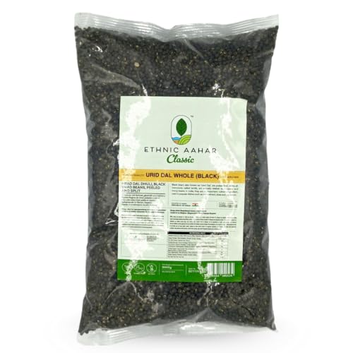 Ethnic Aahar Urid Dal Whole Black 2000g | Protein-Rich Pulses & Lentils for Wholesome Cooking | Premium Quality Dals | Essentials for Vegan, Vegetarian, and Ayurveda-Inspired Lifestyles Ethnic Aahar Urid Dal Whole Black 2000g | Protein-Rich Pulses & Lentils for Wholesome Cooking | Premium Quality Dals | Essentials for Vegan, Vegetarian, and Ayurveda-Inspired Lifestyles von ETHNIC AAHAR