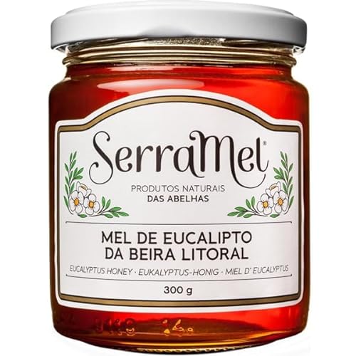 SERRAMEL - Eukalyptushonig von Beira Litoral - Produkt von Portugal - 300gr x 4 Flaschen von EUROMEL Apicultores, Lda - Penamacor, Portugal