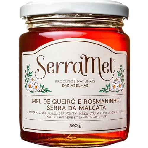 SERRAMEL - Heide und Wilder Lavendel-Honig der Serra da Malcata - Produkt von Portugal - 300gr x 4 Flaschen von EUROMEL Apicultores, Lda - Penamacor, Portugal