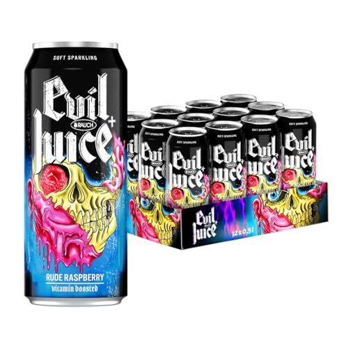 EVIL + JUICE Rude Raspberry | Erfrischungsgetränk mit Himbeergeschmack | hochkonzentriert | leicht karbonisiert | alles andere als Mainstream | für die Überdosis EVIL | 12x 0,5l Dosen EVIL + JUICE Rude Raspberry | Erfrischungsgetränk mit Himbeergeschmack | hochkonzentriert | leicht karbonisiert | alles andere als Mainstream | für die Überdosis EVIL | 12x 0,5l Dosen von EVIL+JUICE