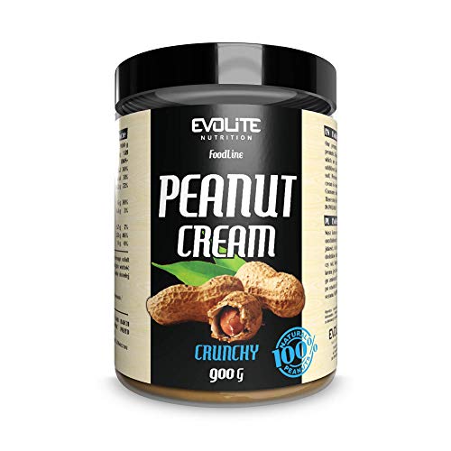 Evolite Peanut Cream Crunchy 900g - Natürliche Inhaltsstoffe Hoher Proteingehalt Ballaststoffe Magnesium Kalium Vitamin E Kein Zucker Evolite Peanut Cream Crunchy 900g - Natürliche Inhaltsstoffe Hoher Proteingehalt Ballaststoffe Magnesium Kalium Vitamin E Kein Zucker von EVOLITE NUTRITION