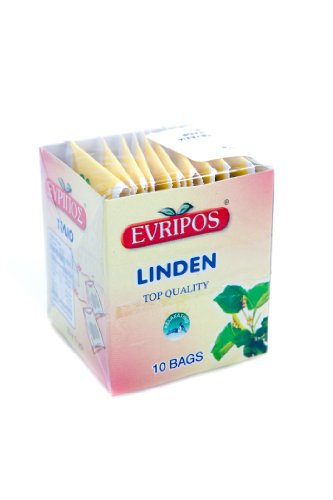 10 Taschen Evripos Tea Linden Tilio Tilia platyphyllos Natur Ausspannen Spitzenprodukt von EVRIPOS