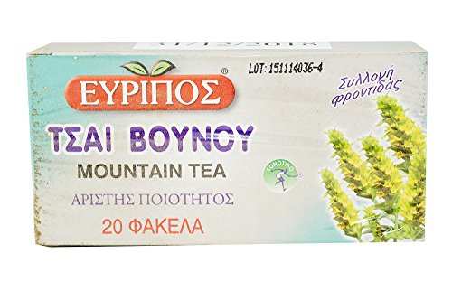 20 Beutel 24gr 0,84 Unzen griechischen Naturstoff-Bergtee Evripos Top-Qualität von EVRIPOS