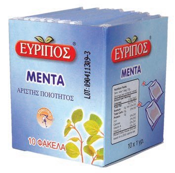 Evripos Menta Mint Peppermint hochwertigen natürlichen Tonic Tee Artikel 10 Taschen von EVRIPOS