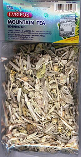 Griechische Naturstoff-Bergtee Sideritis SP Evripos Top-Qualität 50gr. 1,75 Unzen von EVRIPOS