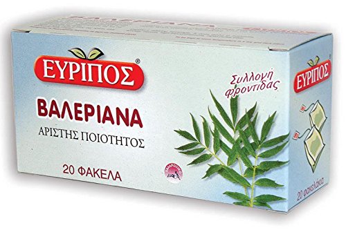 Valeriana 20 Taschen Evripos Natur Ausspannen Tea Top-Qualität von EVRIPOS