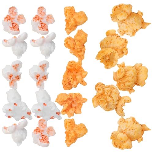EXCEART 20Pcs Popcorn Charme Miniatur Harz Künstliche Popcorn Lebensechte Mini Lebensmittel Accent Flatback Perlen Verschönerung für DIY Schmuck Der Landschaft Puppenhaus Foto Prop EXCEART 20Pcs Popcorn Charme Miniatur Harz Künstliche Popcorn Lebensechte Mini Lebensmittel Accent Flatback Perlen Verschönerung für DIY Schmuck Der Landschaft Puppenhaus Foto Prop von EXCEART