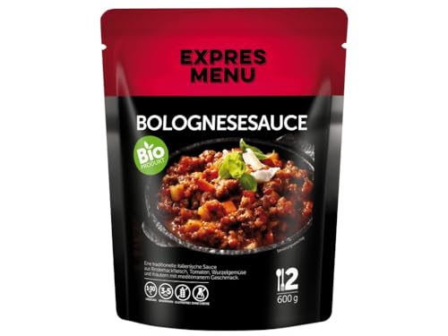 EXPRES MENU BIO Bolognesesauce | Authentischer italienischer Geschmack mit Rinderhackfleisch | Verzehrfertig | 2 Portionen von EXPRES MENU