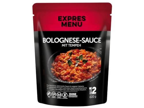 EXPRES MENU Bolognesesauce | Authentischer italienischer Geschmack | Verzehrfertig | 2 Portionen (Vegan) von EXPRES MENU