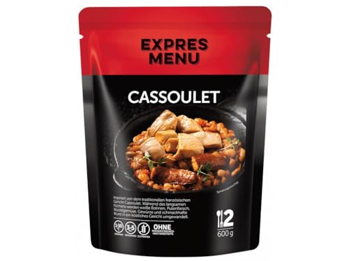 EXPRES MENU Cassoulet | Putenfleisch mit Bohnen und Würstchen | Glutenfrei | Fertiggerichte | 2 Portionen von EXPRES MENU