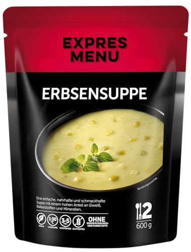 EXPRES MENU Erbsensuppe | Gesundes Nahrung | Vegan und glutenfrei | Fertiggericht | 2 Portionen EXPRES MENU Erbsensuppe | Gesundes Nahrung | Vegan und glutenfrei | Fertiggericht | 2 Portionen von EXPRES MENU