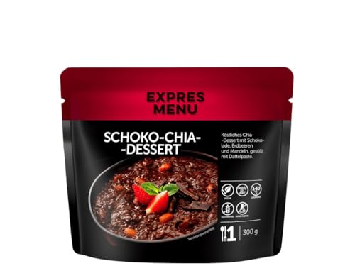 EXPRES MENU Frühstücksbrei | Glutenfreier Brei | Gesunde Fertiggerichte (300g, Schokolade) von EXPRES MENU