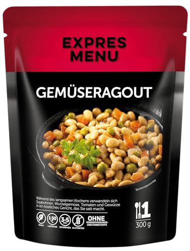 EXPRES MENU Gemüse-Ragout | Schnell, gesund und köstlich | Vegan und glutenfrei | Fertiggericht | 1 portion von EXPRES MENU