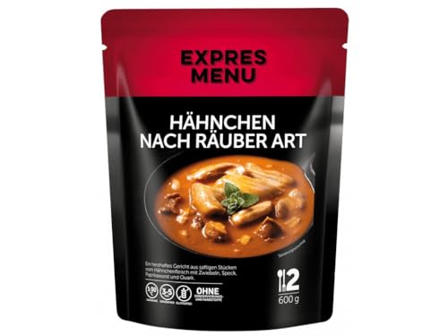 EXPRES MENU Hähnchen auf verschiedene Arten | Fertiggericht (2 Portionen, Hähnchen nach Räuber Art) von EXPRES MENU