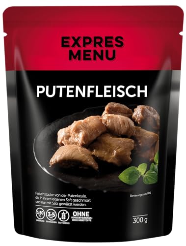 EXPRES MENU Putenfleisch | Zartes Putenschenkelstück | Fertiggericht | 3 Portionen von EXPRES MENU