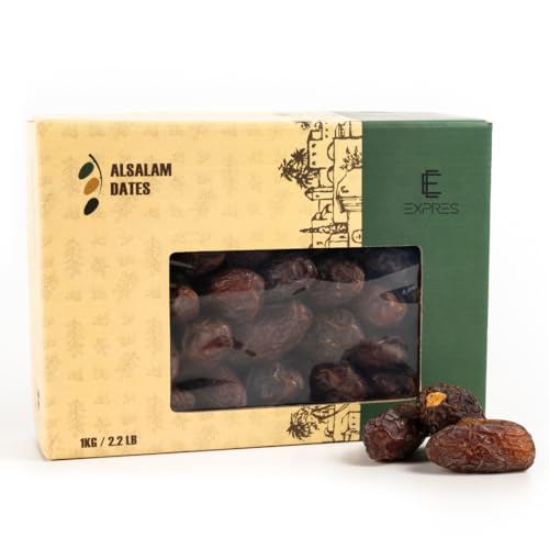 EXPRES- Extra große & Premiumqualität Medjool Datteln Ägypten, Extra Saftig & Handverlesen – vegan, ideal für Snacks & Rezepte – Perfekte Energiequelle, 1kg Packung EXPRES- Extra große & Premiumqualität Medjool Datteln Ägypten, Extra Saftig & Handverlesen – vegan, ideal für Snacks & Rezepte – Perfekte Energiequelle, 1kg Packung von EXPRES