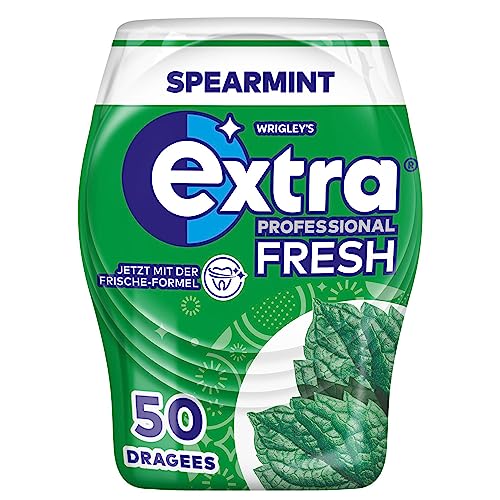 Extra Professional Kaugummi, Frische grüne Minze, 50 Dragees von EXTRA