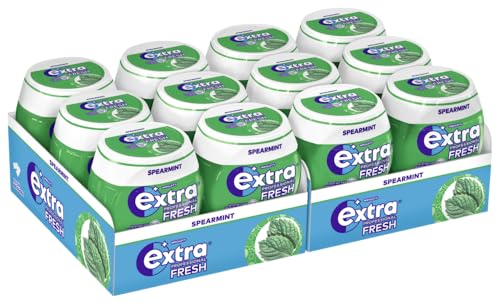 Extra Professional Fresh Spearmint Kaugummi, 12er Pack (12 x 50 Dragees) von EXTRA