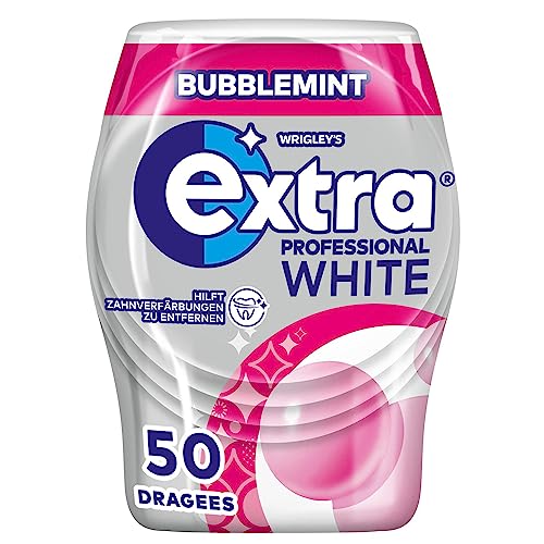 Extra Professional White Kaugummi, Bubblemint, 50 Dragees von EXTRA