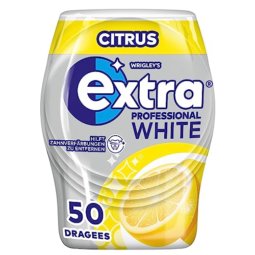 Extra Professional White Kaugummi, Citrus, 50 Dragees von EXTRA