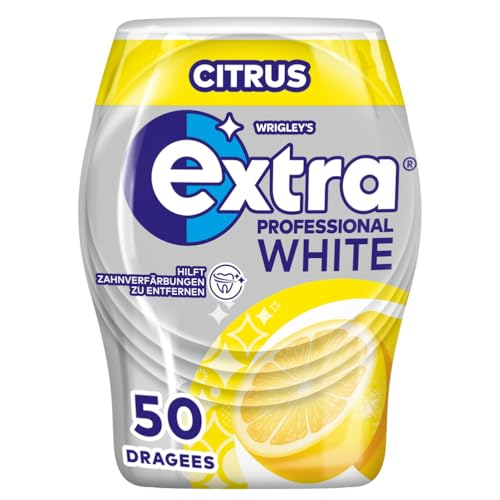 Extra Professional White Kaugummi, Citrus, 50 Dragees von EXTRA