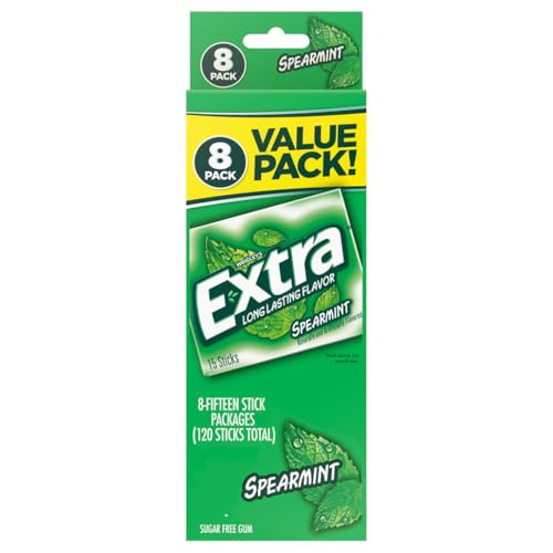 Spearmint Sugarfree Gum, 8 ct von EXTRA