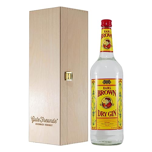 Earl Brown Dry Gin mit Geschenk-Holzkiste Earl Brown Dry Gin mit Geschenk-Holzkiste von Earl Brown