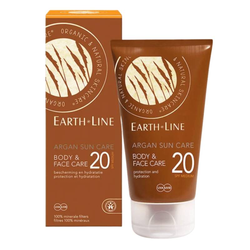 Argan Sun Care Körper- und Gesichtspflege SPF 20 von Earth Line