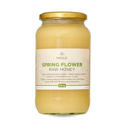 Earthbreath Frühlingsblütenhonig - roher Honig - 1.4kg - rein, unverarbeitet - nicht pasteurisiert & ungefiltert – natürlicher Süßstoff für Kochen, Tee, Kaffee, Milch - Blütenhonig Earthbreath Frühlingsblütenhonig - roher Honig - 1.4kg - rein, unverarbeitet - nicht pasteurisiert & ungefiltert – natürlicher Süßstoff für Kochen, Tee, Kaffee, Milch - Blütenhonig von Earthbreath