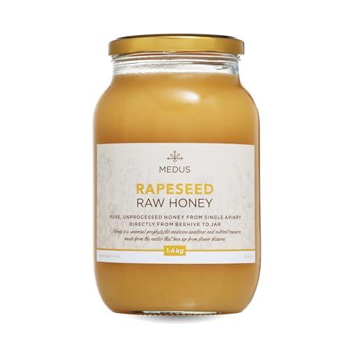 Earthbreath Rapshonig - roher Honig - 1.4kg - rein, unverarbeitet - nicht pasteurisiert & ungefiltert – natürlicher Süßstoff für Kochen, Tee, Kaffee, Milch, Saft - Raps Earthbreath Rapshonig - roher Honig - 1.4kg - rein, unverarbeitet - nicht pasteurisiert & ungefiltert – natürlicher Süßstoff für Kochen, Tee, Kaffee, Milch, Saft - Raps von Earthbreath