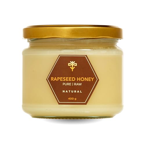 Earthbreath Rapshonig - roher Honig - 400g - rein, unverarbeitet - nicht pasteurisiert & ungefiltert – natürlicher Süßstoff für Kochen, Tee, Kaffee, Milch – Superfood - Raps Earthbreath Rapshonig - roher Honig - 400g - rein, unverarbeitet - nicht pasteurisiert & ungefiltert – natürlicher Süßstoff für Kochen, Tee, Kaffee, Milch – Superfood - Raps von Earthbreath