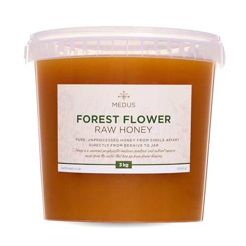 Earthbreath Roher Waldhonig - 3kg - rein, unverarbeitet - nicht pasteurisiert & ungefiltert - roher Honig bio – natürlicher Süßstoff für Kochen, Tee, Kaffee, Milch - Blütenhonig Earthbreath Roher Waldhonig - 3kg - rein, unverarbeitet - nicht pasteurisiert & ungefiltert - roher Honig bio – natürlicher Süßstoff für Kochen, Tee, Kaffee, Milch - Blütenhonig von Earthbreath