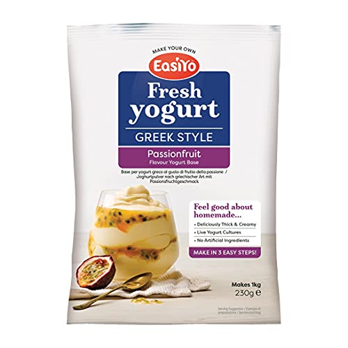 EasiYo Greek Style Passionfruit Yogurt Mix 1 x 230g von EasiYo
