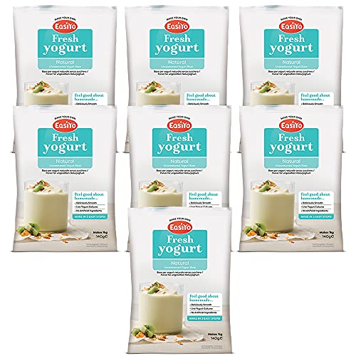 EasiYo Joghurt-Unterlage für Naturjoghurt, mit EasiYo Joghurtbereiter, 7 Stück von EasiYo