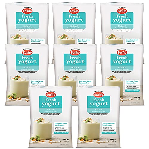 EasiYo Joghurtpulver Natur, 8 Beutel | Jeder Beutel ergibt 1 kg Joghurt EasiYo Joghurtpulver Natur, 8 Beutel | Jeder Beutel ergibt 1 kg Joghurt von EasiYo