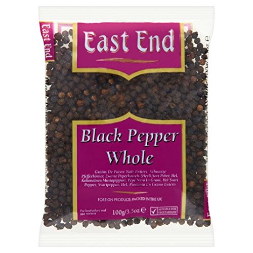 East End Schwarzer Pfeffer, ganze 100 g von East End