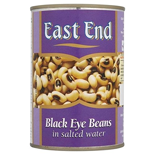 East End-Auge schwarz Bohnen in Salzlake 400 g (Packung von 6) von East End