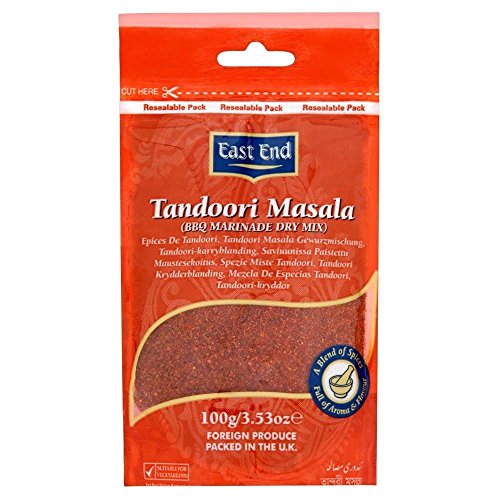 East End Tandoori Masala BBQ Marinade Dry Mix (100g) - Packung mit 2 von East End