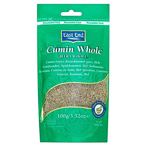East End Whole Cumin (100 g) - Packung mit 2 von East End