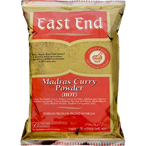 Madras Hot Curry-Pulver, Gewürz für Lebensmittel, hervorragende Qualität, East End 1 kg von Eastend