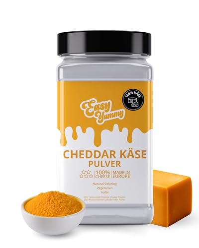 Easy Yummy Cheddar-Käsepulver (300g), 100% Cheddar-Käse von Easy Yummy