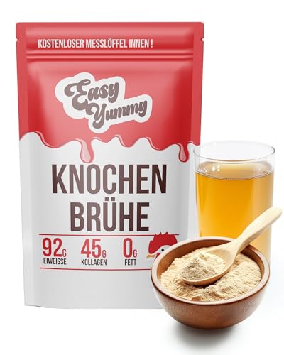 Easy Yummy Knochenbrühe (300g), 100% Hühnerbrühe ohne Zusatzstoffe von Easy Yummy
