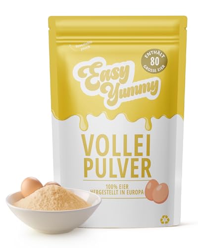 Easy Yummy Volleipulver zum Kochen 1kg, 100% Eipulver von Easy Yummy