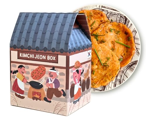 EasyCookAsia Little House Bibimbap Box - Kimchi, Sojasauce, Teigmischung - Authentisches koreanisches kulinarisches Erlebnis für 2 Personen (Kimchi Jeon) von EasyCookAsia