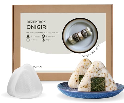 EasyCookAsia Onigiri DIY Set I Japanisches Sushi-DIY-Set I inkl. Anleitung für Kochanfänger I Besonderes Geschenk für Asia- und Kochliebhaber von EasyCookAsia