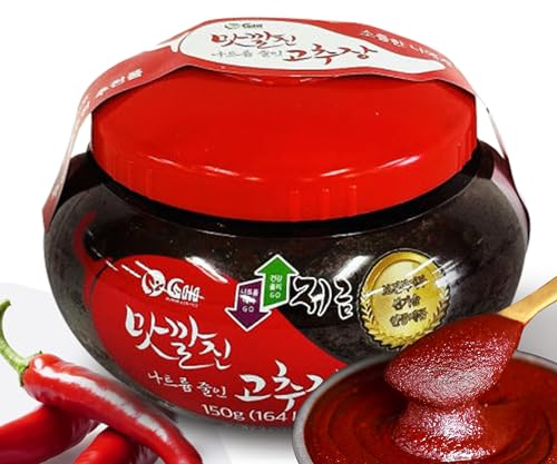 Gaia Niedrigsalzige Extra Spicy Gochujang 150g | Authentischer Korea-Geschmack | Gesunde Würzpaste | Extra Hot | Vielseitig Verwendbar | Ideal für Marinaden und Saucen | Hochwertige Zutat (150g) von EasyCookAsia