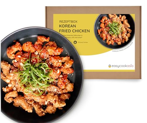 EasyCookAsia Korean Fried Chicken Kochbox mit allen wichtigen asiatischen Zutaten I Perfekt für Kochanfänger oder zum Verschenken von EasyCookAsia